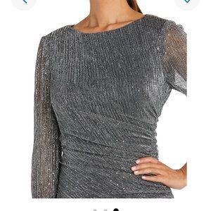 R & M Richards cocktail dress.  42 inches, back zip, size 10, runs small.